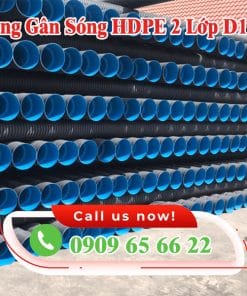 ỐNG GÂN SÓNG HDPE 2 LỚP 150SN4