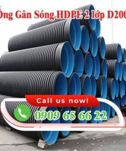 ỐNG GÂN SÓNG HDPE 2 LỚP 200SN4