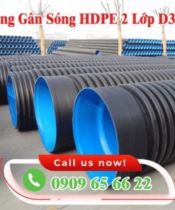 ỐNG GÂN SÓNG HDPE 2 LỚP 300SN4