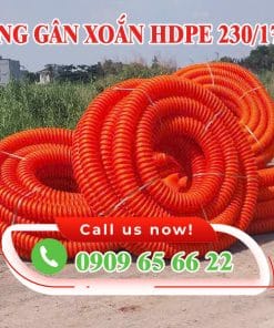 ỐNG NHỰA XOẮN HDPE 230/175