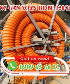 ỐNG NHỰA XOẮN HDPE 320/250