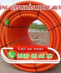 ỐNG NHỰA XOẮN HDPE 40/30