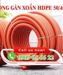 ỐNG NHỰA XOẮN HDPE 50/40