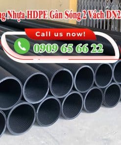 ỐNG NHỰA HDPE GÂN XOẮN 2 VÁCH DN200