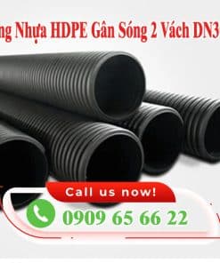 ỐNG NHỰA HDPE GÂN XOẮN 2 VÁCH DN300
