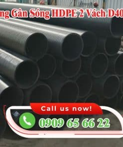 ỐNG NHỰA HDPE GÂN XOẮN 2 VÁCH DN400