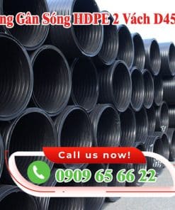 ỐNG NHỰA HDPE GÂN XOẮN 2 VÁCH DN450