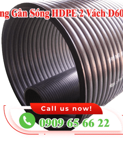 ỐNG NHỰA HDPE GÂN XOẮN 2 VÁCH DN600