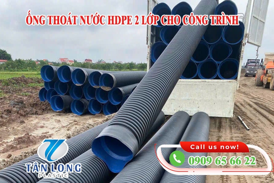 Ống thoát nước HDPE thay thế công trình