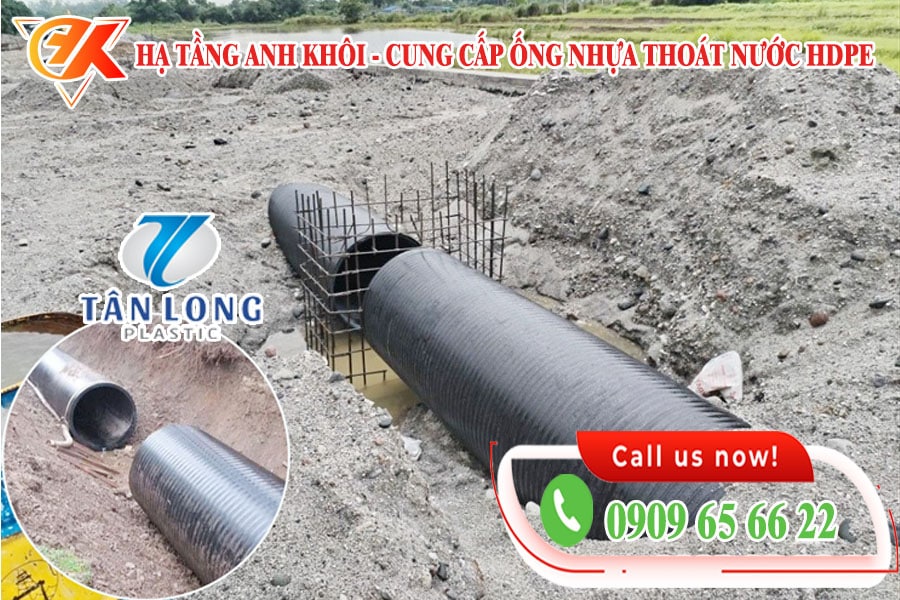 HT Anh Khôi cung cấp ống thoát nước thải HDPE